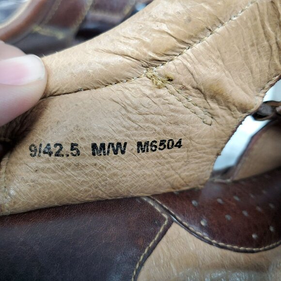 Born Shoes Mens Size 9 M/W Brown Leather Cabot III Sandals - Picture 4 of 9